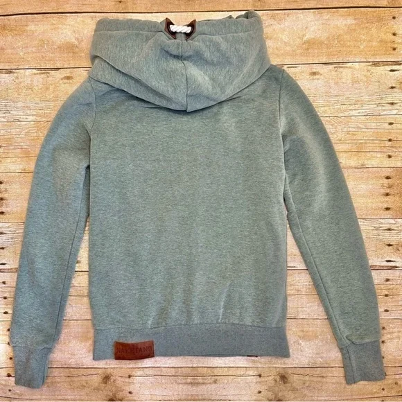 Naketano Hoodie Sweatshirt Darth Green Pullover - Picture 2 of 8